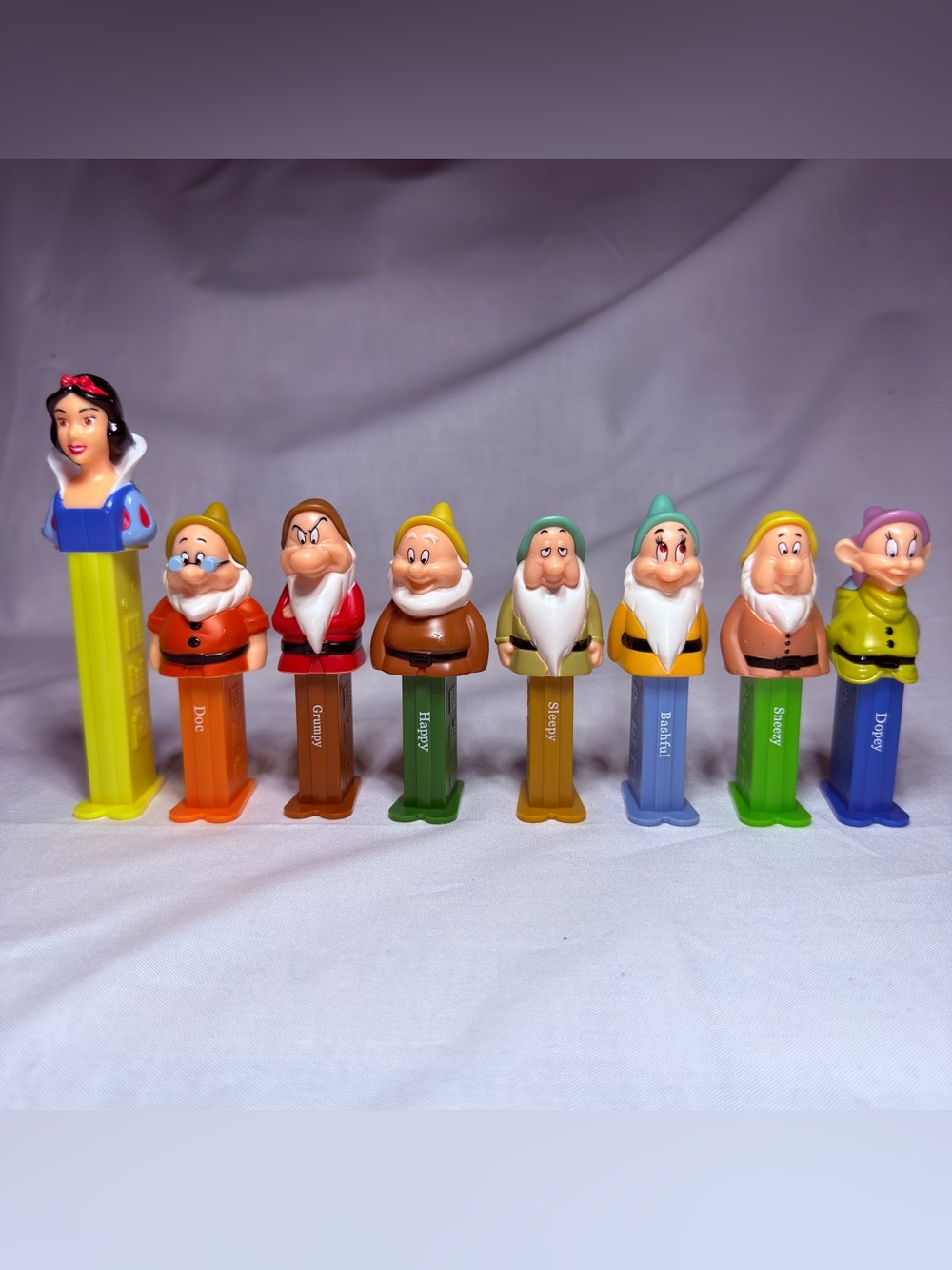 PEZ Disney Snow White & Seven Dwarfs Dispenser Set - Multi Color